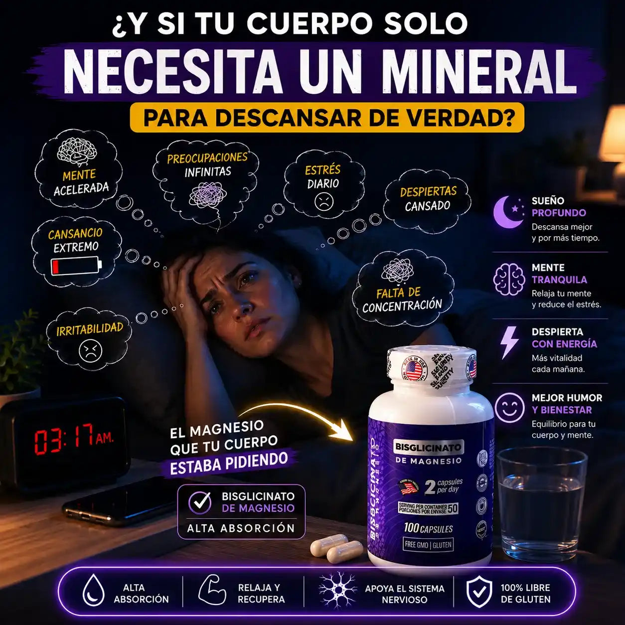 Bisglicinato de Magnesio